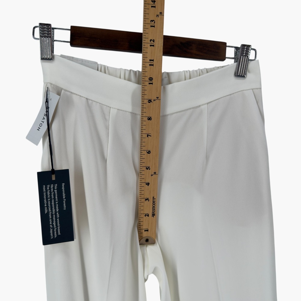 Babaton Atelier White Conan Slim Pants Size 2 - Picture 10 of 11